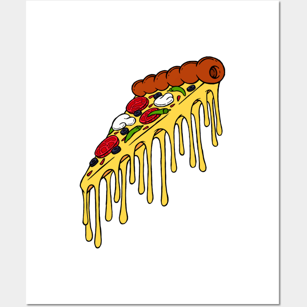 Pizza Wall Art by Woah_Jonny